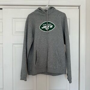 Nike New York Jets Gray Hoodie- Large